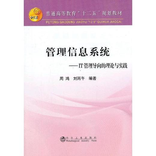 管理信息系统－IT 管理导向的理论与实践(本科)/周鸿 刘丙午 商品图0