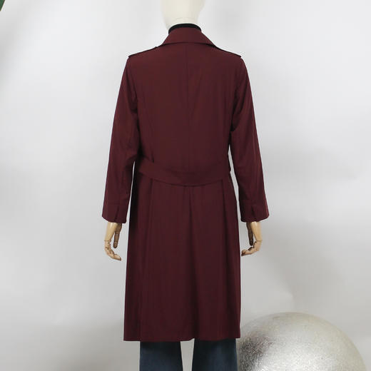 FOCALS福柯斯春秋新款过膝收腰休闲中长款外套风衣FYBCF568R3 商品图2