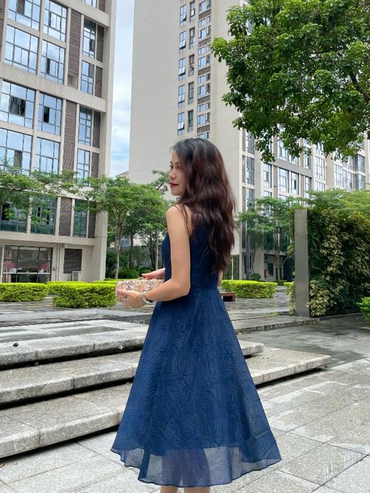 【伯妮斯茵】2S5183--黛蓝色连衣裙 商品图3