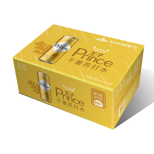 王子苏打水姜汁味320ml*24罐/箱 商品图3
