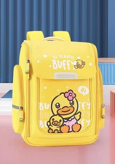 B.DUCK KIDS-02书包黄色/藏青色 商品图0