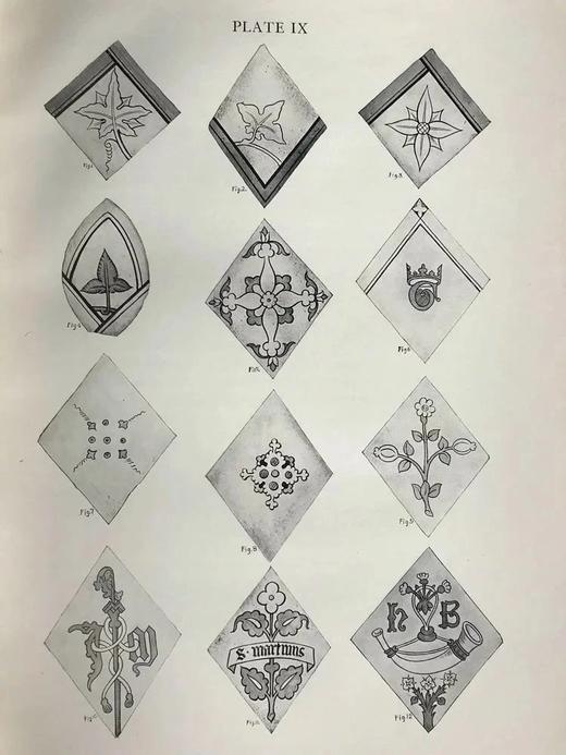 1912年 英国彩绘玻璃历史 36页插图 精装8开 商品图12