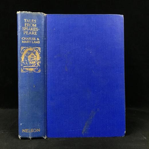 约20世纪初 兰姆姐弟《莎士比亚故事集》 17幅插图 漆布精装32开 商品图0