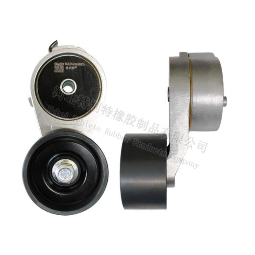 重汽豪沃A7皮带张紧轮VG1246060002/VG1246060022（适用10pk1282）（101282）WD12、欧III皮带张紧轮、重汽豪沃A7、欧III皮带涨紧轮（0022）（0002） 商品图2