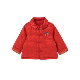 英氏-童衣类（冬）C9新梭短外套 新年红
