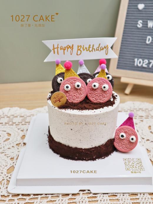 1027CAKE |  奥利奥小怪兽 萌萌款 生日蛋糕 粉色奥利奥 商品图1