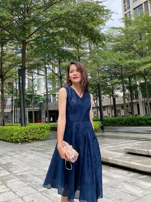 【伯妮斯茵】2S5183--黛蓝色连衣裙 商品图2