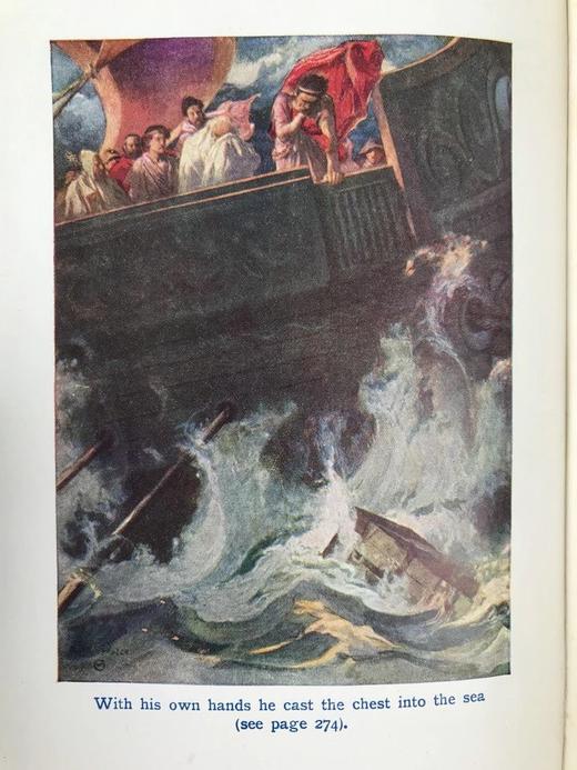 约20世纪初 兰姆姐弟《莎士比亚故事集》 17幅插图 漆布精装32开 商品图4