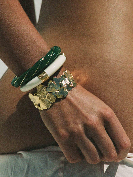 北京仓｜Aurélie Bidermann-Diana-翠绿色 手镯［法国设计师］ 商品图1