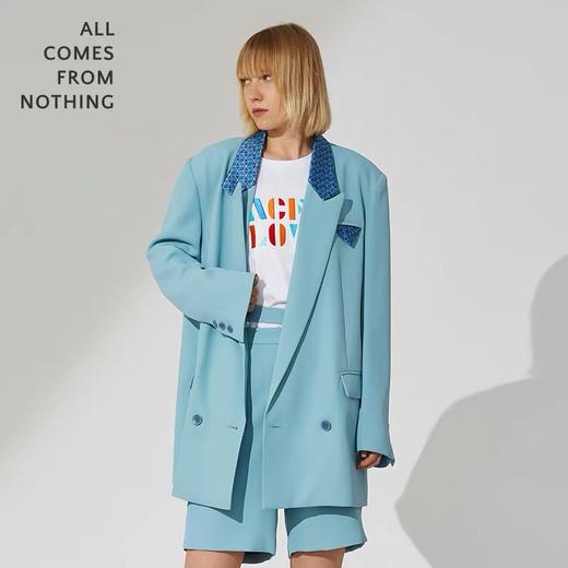 大廓形双排扣西装外套 商品图2