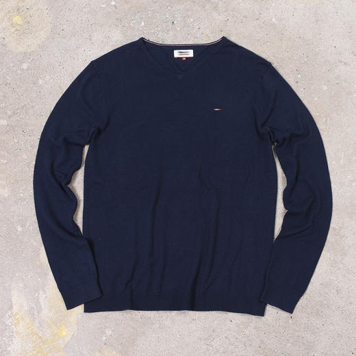 薄款 经典JEANS系列 V领毛衣/针织衫 T-1072 商品图2