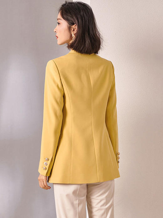 剩S 米思阳2022秋装新款时尚减龄职场西装修身显瘦休闲西服外套女0283 商品图4