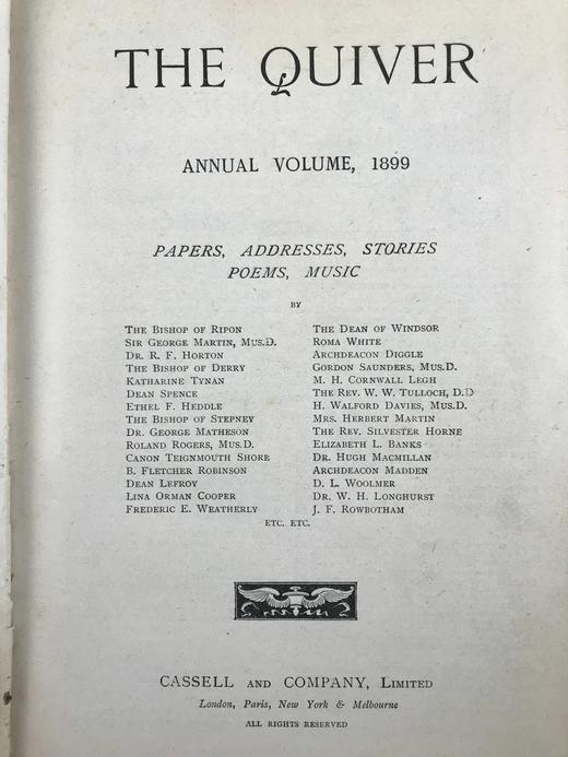 1899年 箭囊杂志 数百幅插图 漆布精装16开 商品图6