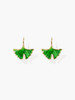 订购8周到｜Aurélie Bidermann-Leandra Medine 同款-Tangerine-银杏叶 耳环（绿色）［法国设计师］ 商品缩略图1