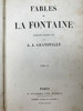 【法语】1838年 拉封丹寓言（卷2） 格兰维尔数十幅版画插图 真皮脊精装大32开 商品缩略图2