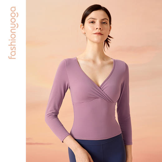 凡圣瑜伽经典优雅舒适八分袖FC10369 商品图12