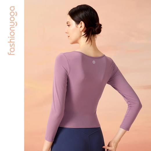 凡圣瑜伽经典优雅舒适八分袖FC10369 商品图2