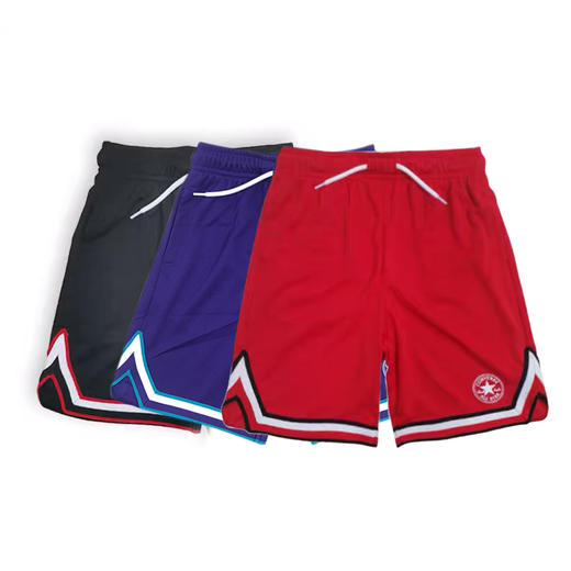 Converse匡威商场同款童衣短裤夏男童印花logo休闲运动速干短裤CV 商品图0