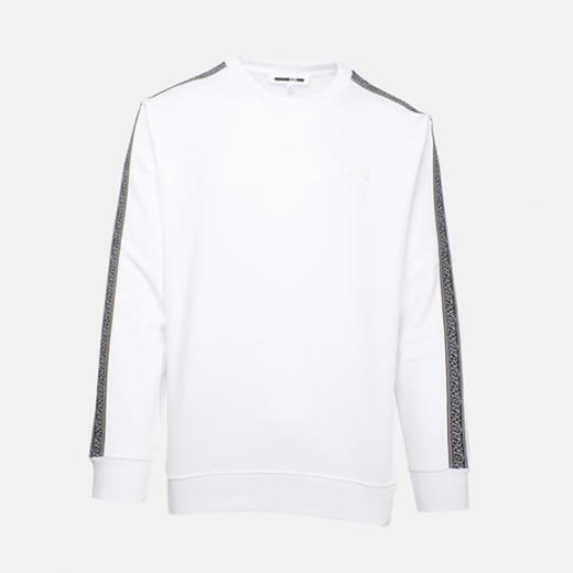MCQ 麦昆 男士棉质袖子徽标圆领长袖卫衣 白色 415099 RNT20 9000 商品图0