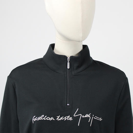 FOCALS福柯斯秋季运动风立领绣花长袖针织卫衣FRGCN508N1 商品图3