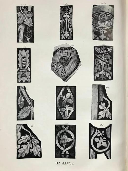 1912年 英国彩绘玻璃历史 36页插图 精装8开 商品图14
