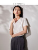 西嘉C+IMPRESS西嘉桑蚕丝免烫 v领T恤圆领短袖纯色简约上衣夏季薄款女 商品缩略图1