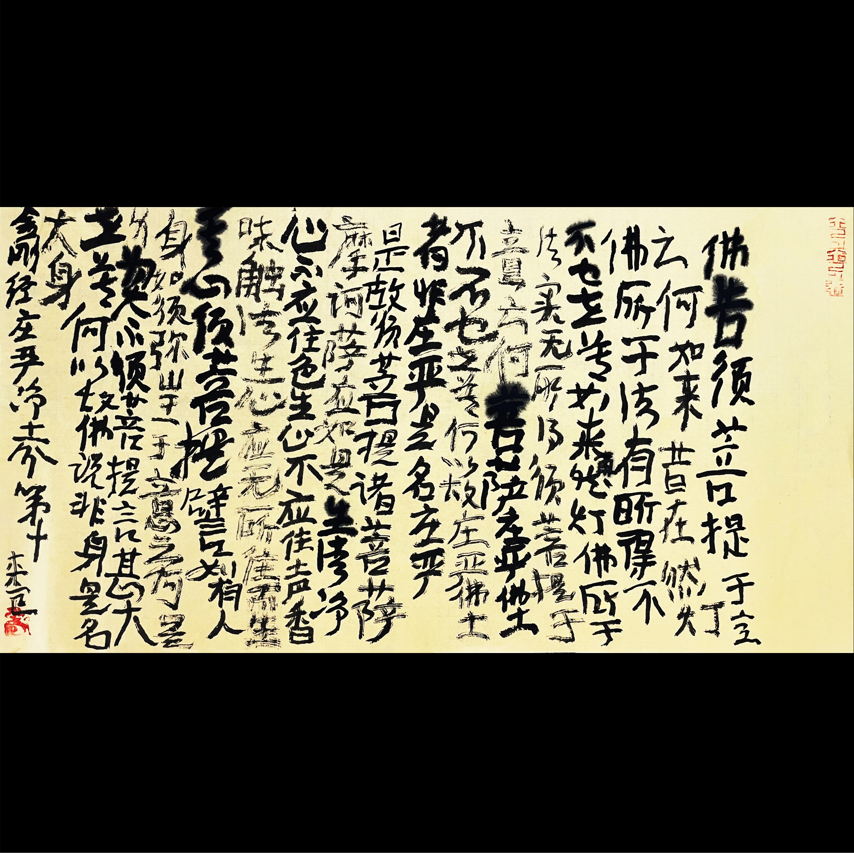 曾翔书法·《金刚经》庄严净土分第十