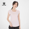 卡尔美 短袖速干T恤女夏季健身衣运动跑步轻薄透气网纱上衣 商品缩略图2