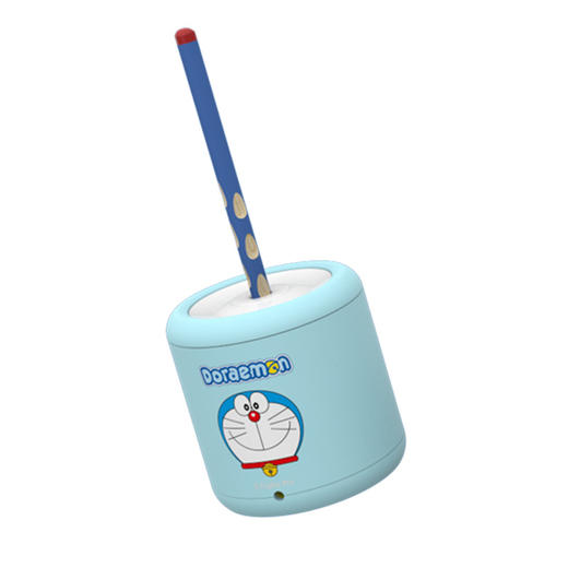 【哆啦A梦电动削笔器】 新升级安全小学生卷笔刀 半自动快速削笔学习工具 商品图5