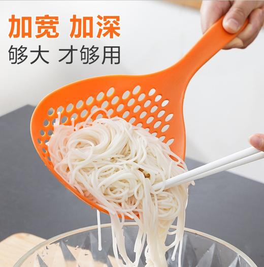 【2个装/4个装】日式长柄厨房多功能捞面/捞饺子大漏勺 捞面条勺子家用火锅沥水勺-D仓（此产品不参加首单赠送手绳活动） 商品图0