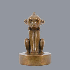 书画系列作品《吉猴纸镇》办公室 书法 文化 陈列摆件