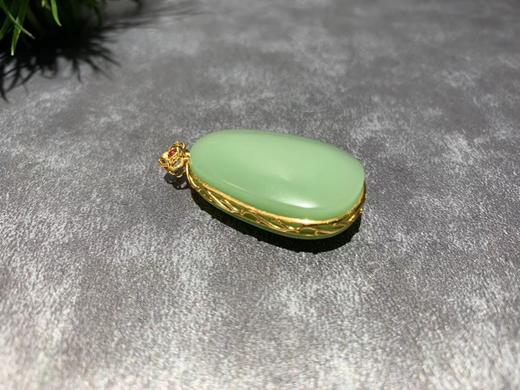 【御珠宫坊】金镶碧玉吊坠 商品图3