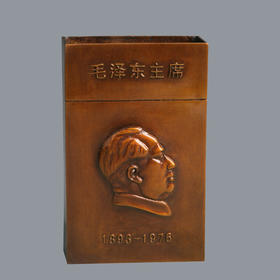 书画系列作品《毛泽东诗词笔筒》办公室文化陈列摆件