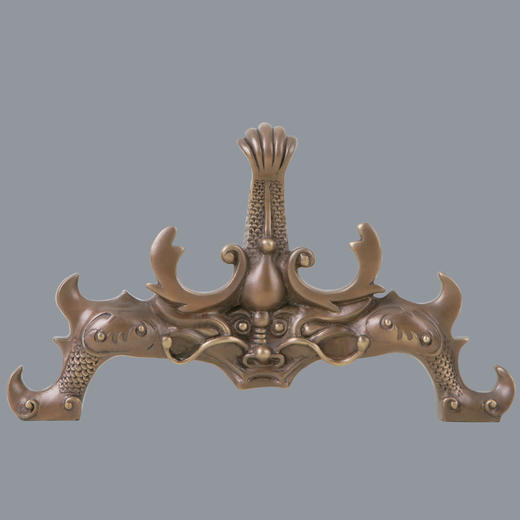 书画系列作品《双龙呈祥笔架》办公室文化陈列摆件 商品图0