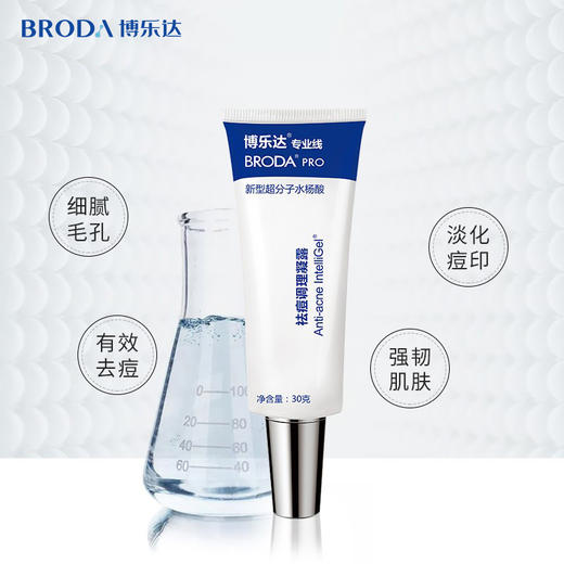博乐达水杨酸凝露30g 去闭口粉刺痘痘超分子凝胶细致毛孔黑头男女修护 商品图0