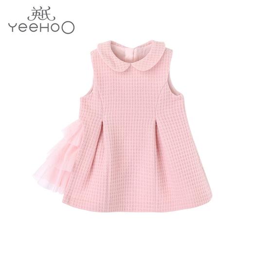 英氏-童衣类（冬）C9英梭背裙 英氏粉 商品图0