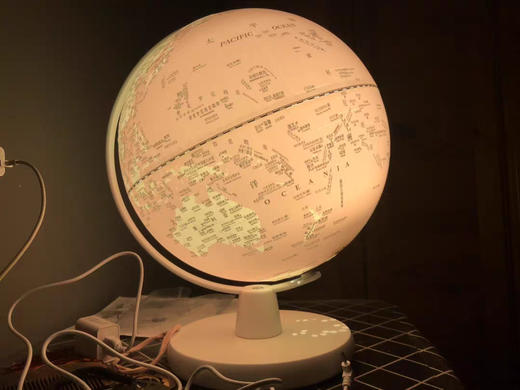 金球马卡龙色AR三色地球仪 商品图2