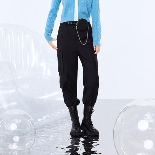 NEELLY新款春秋工装口袋休闲裤 商品图3