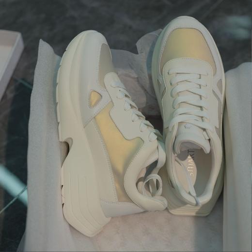 价值2950 鞋柜里不可或缺的一个款式！SW新款女士老爹鞋高奢感运动鞋 气质不凡 显瘦显腿长 进口订制皮革网布+内里羊皮+羊皮脚垫+TPU+TR大底 全套包装 商品图1