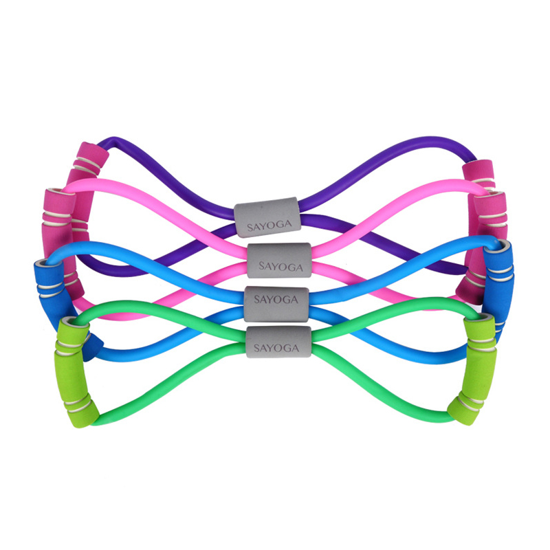 新款拉力器家用健身弹力带瑜伽男女开肩神器美背肩颈拉伸运动器材