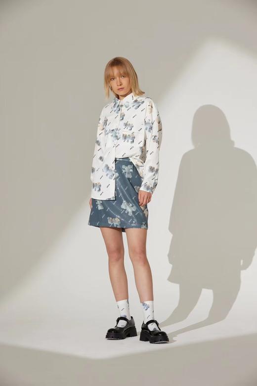 DIA小熊印花亮片半裙 商品图0