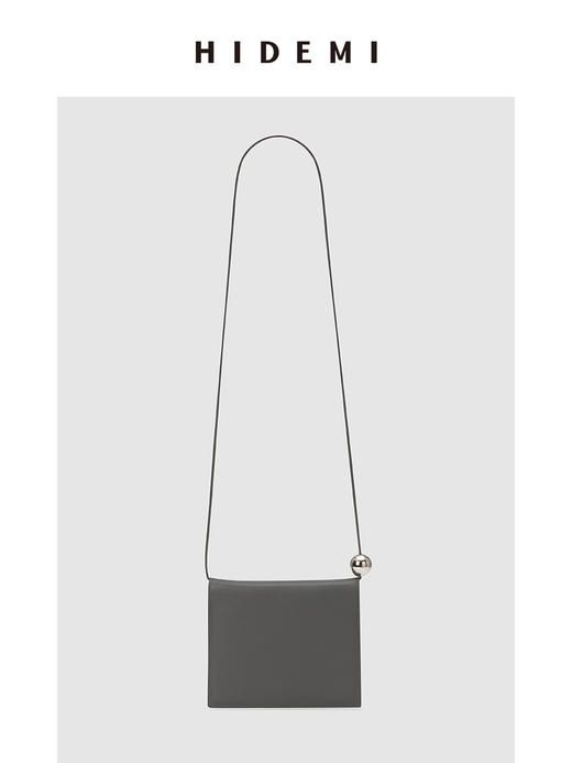 HIDEMI Circlebag 圆球金属设计感挎包 黑色/白色/灰色/红色/酒红色 商品图14