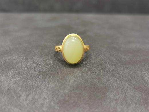 【御珠宫坊】金镶黄玉戒指 商品图0