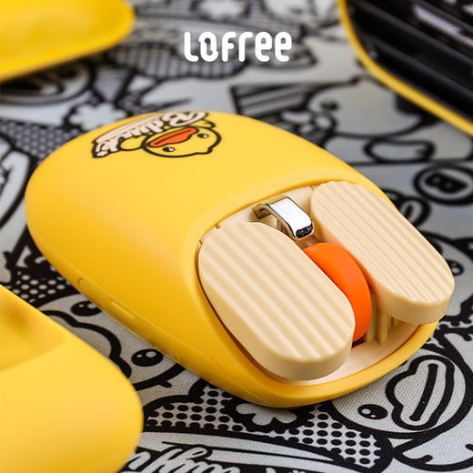 洛斐小黄鸭鼠标无线办公游戏商务笔记本台式机 商品图4