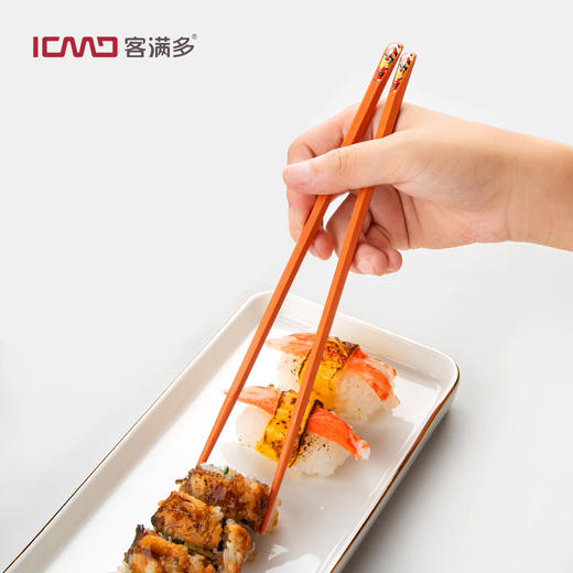 【日式合金筷子】简约而不简单 家用高颜值 耐高温防霉防滑分餐一人一筷呵护全家饮食健康 商品图2