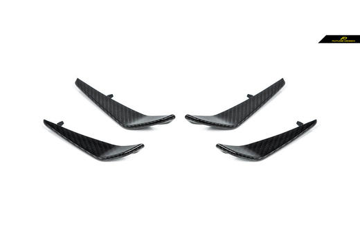 宝马BMW G8X G80 G82 M3 / M4 M Performance Carbon Aero Flicks前杠碳纤风刀套装 商品图0