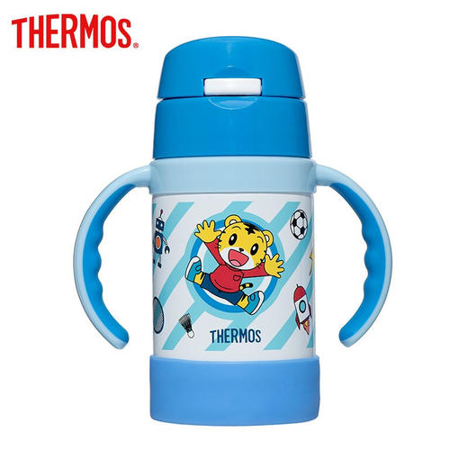 【官方防伪】THERMOS膳魔师儿童卡通双耳学饮杯带把手吸管保温杯 国行280ml系列 日版250ml系列 商品图6