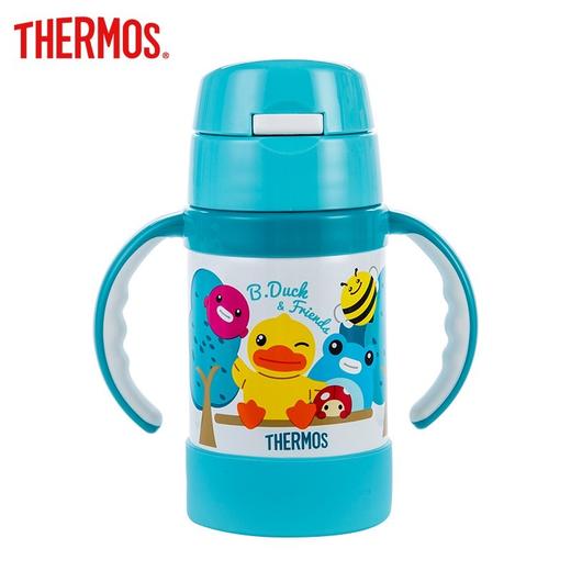 【官方防伪】THERMOS膳魔师儿童卡通双耳学饮杯带把手吸管保温杯 国行280ml系列 日版250ml系列 商品图7