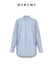 HIDEMI 廓形蓝白条纹衬衫 商品缩略图6