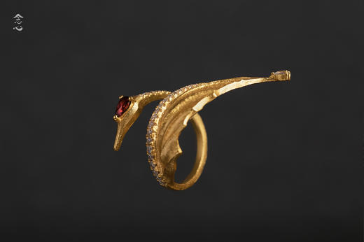 戒指 | 金仙鹤长嘴戒指 商品图4